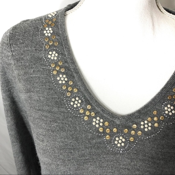 Debbie Morgan Appliqué Sweater Large Women’s - Picture 2 of 8